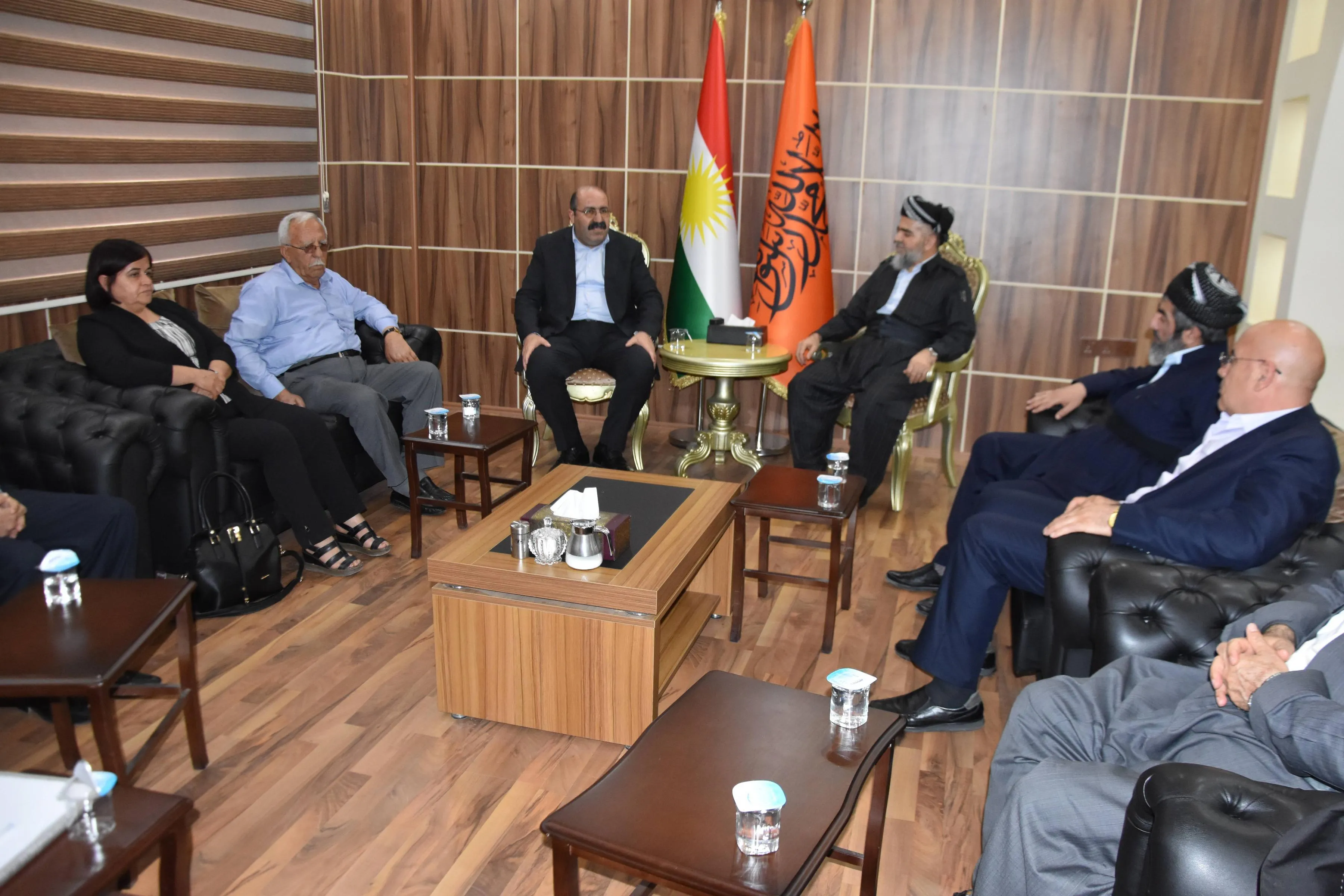 Şandeya Bakur û Rojhilatê Sûriyê serdana Komela Îslamî kir
