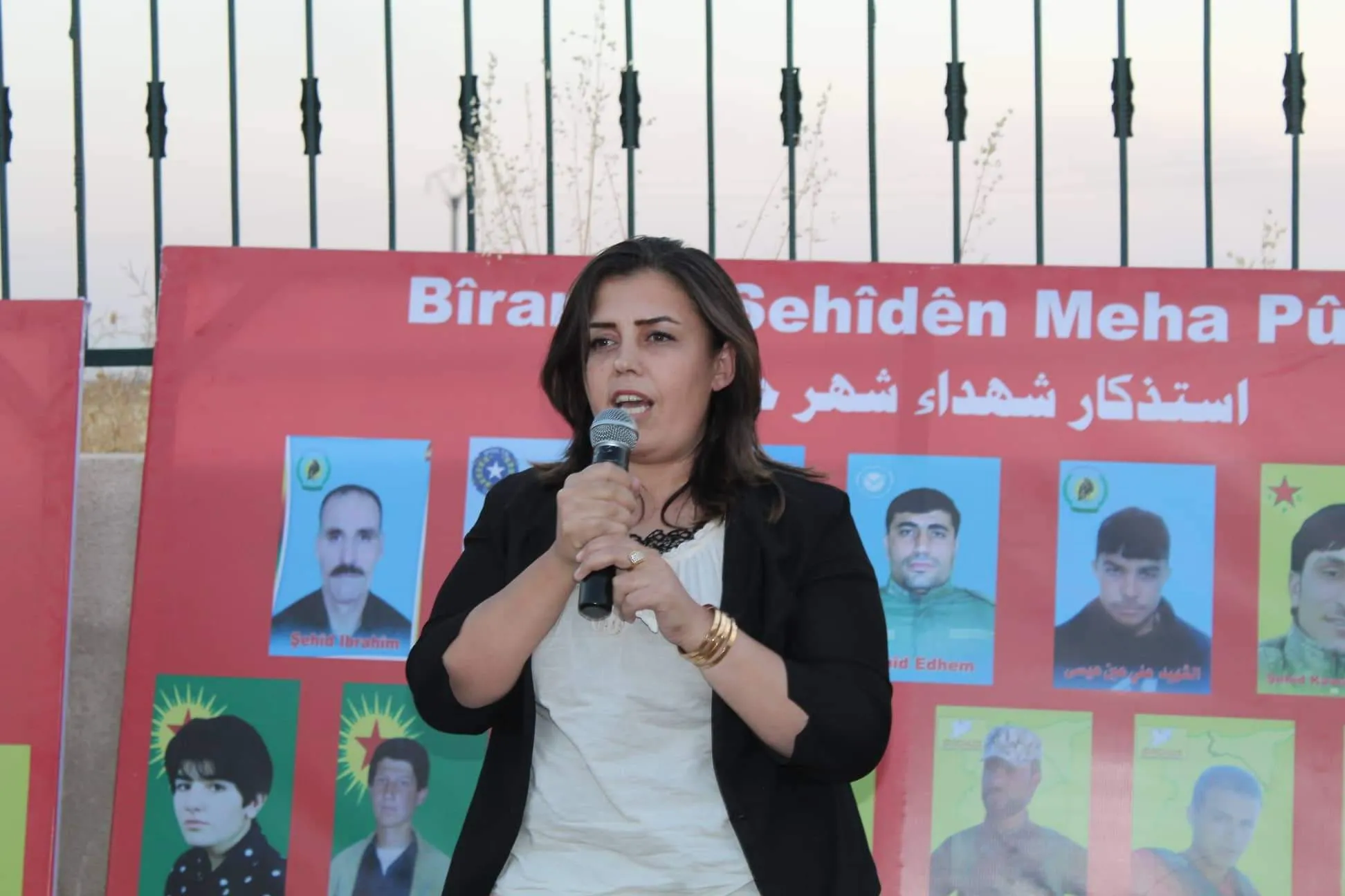 Şehîdên meha Hezîranê û komkujiya Kobanê li Girê Spî hatin bi bîranîn