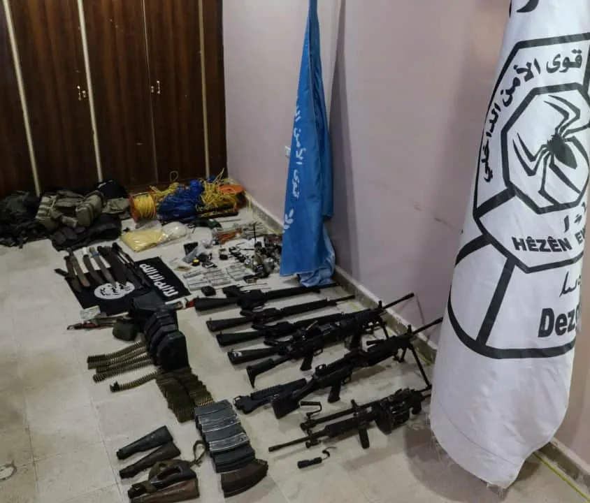 Li Minbicê şaneyek veşartî ya DAIŞ‘ê hat girtin