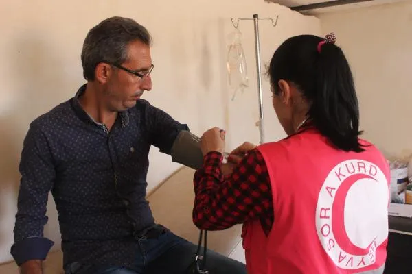 Li Şehbayê xebatên Heyva Sor a Kurd