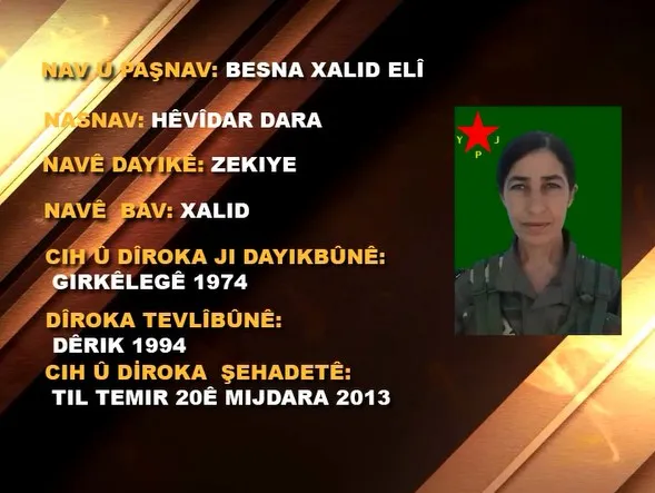 Hêvîdar Dara mînaka jina berxwedêr e