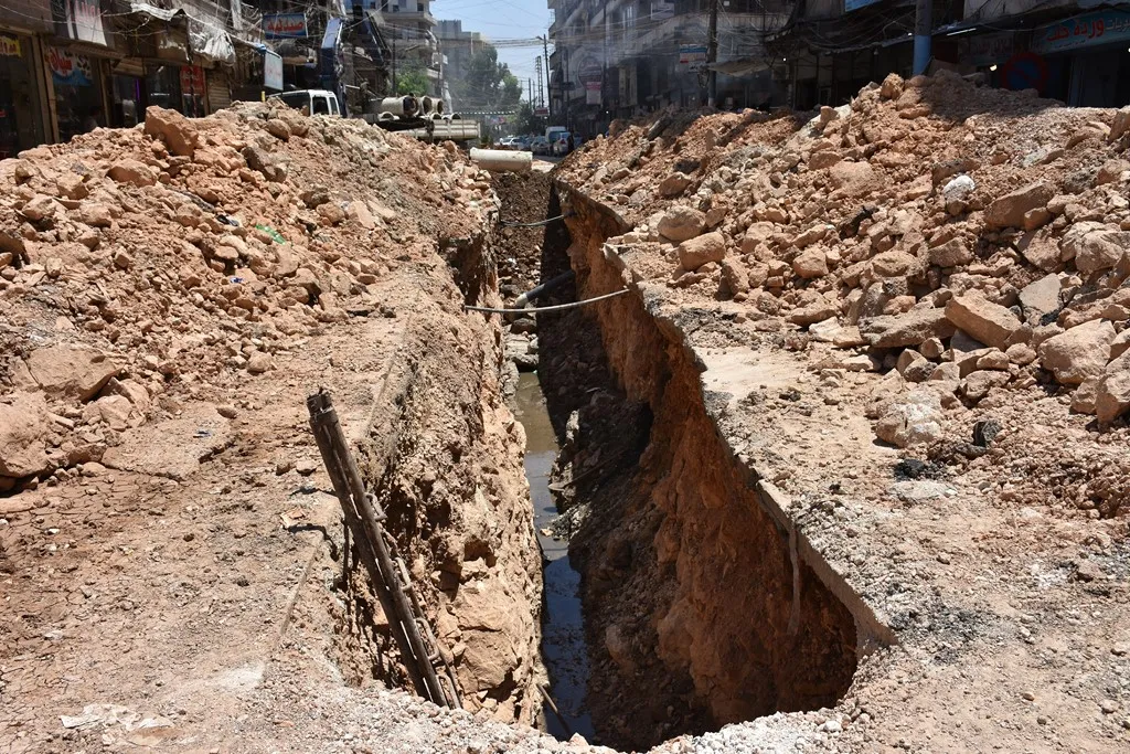 Şaredariya Şêxmeqsûdê xebata sererastkirina xetên kanalîzasyonê didomîne