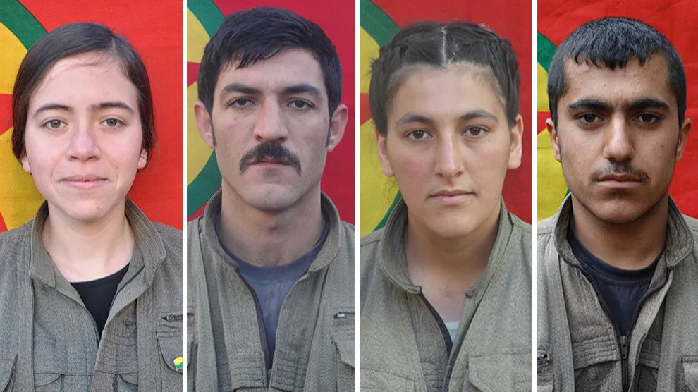 HPG`ê nasnameya 4 şehîdan eşkere kir