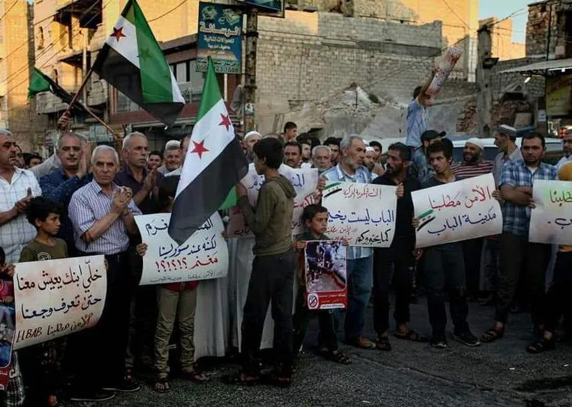 Şêniyên Babê li dijî dagirkeriyê protesto kirin