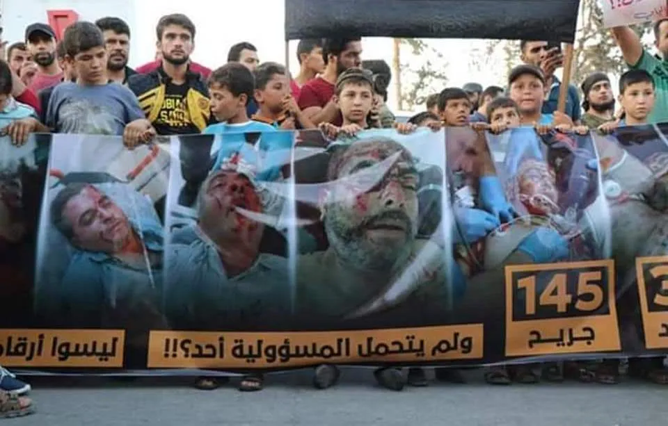 Şêniyên Babê li dijî dagirkeriyê protesto kirin