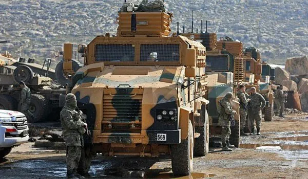 Karwanekî leşkerî ya artêşa Tirk derbasî herêmên bê çek bû