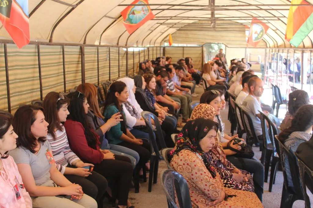 Li Kobanê merasîma sersaxiya şehîd Diyar Xerîb