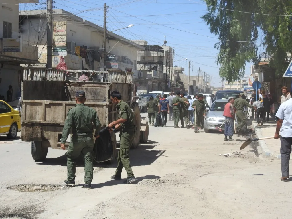 Hêzên Ewehiya Hundirîn li kantona Girê Spî jî dest bi pêngava paqijkirinê kir