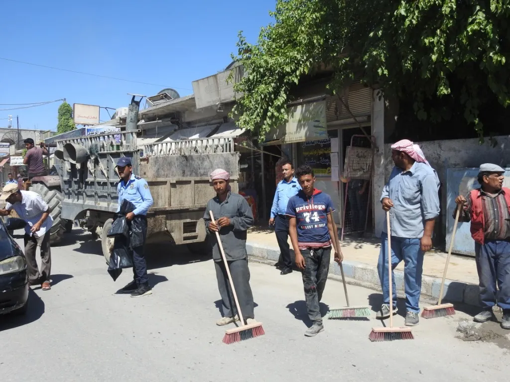 Hêzên Ewehiya Hundirîn li kantona Girê Spî jî dest bi pêngava paqijkirinê kir