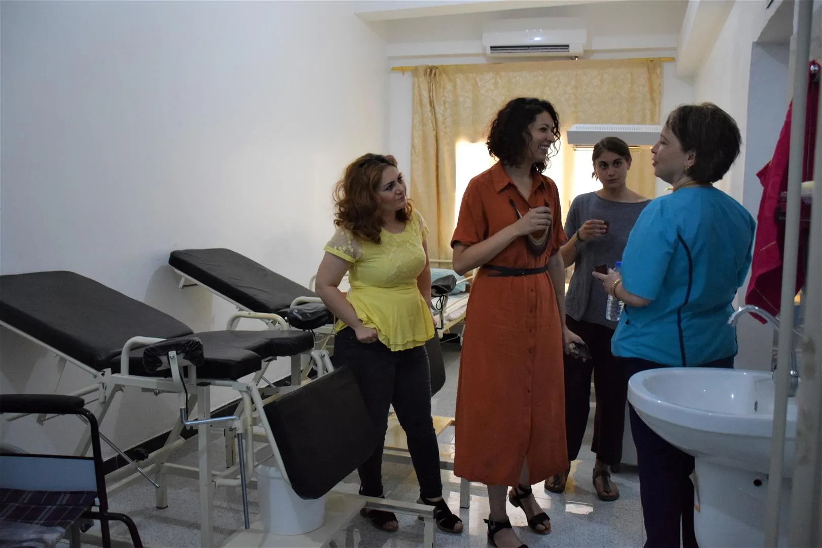 Heyva Sor a Kurd li Serêkaniyê navendeke tenduristiyê vekir