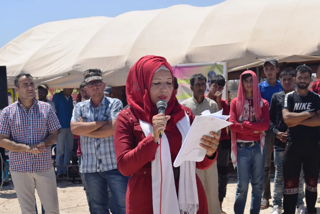 Çalakiya mertalên zindî ya Girê Spî di roja 6‘an de ye