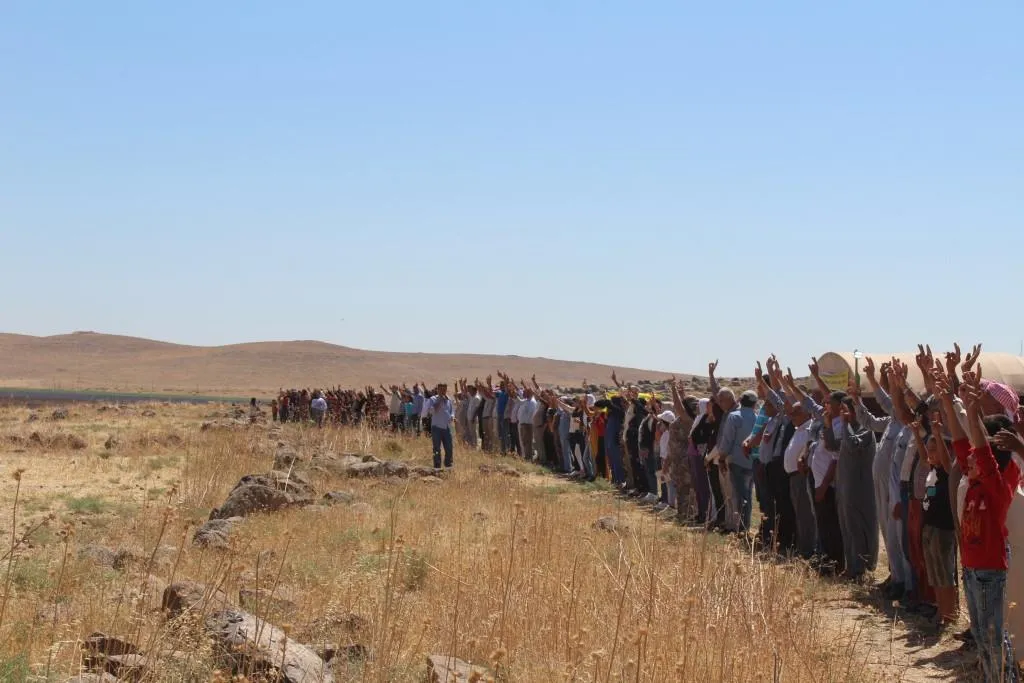 Gelê Kobanê li dijî dagirkeriya Tirk di nava çalakiyan de ne