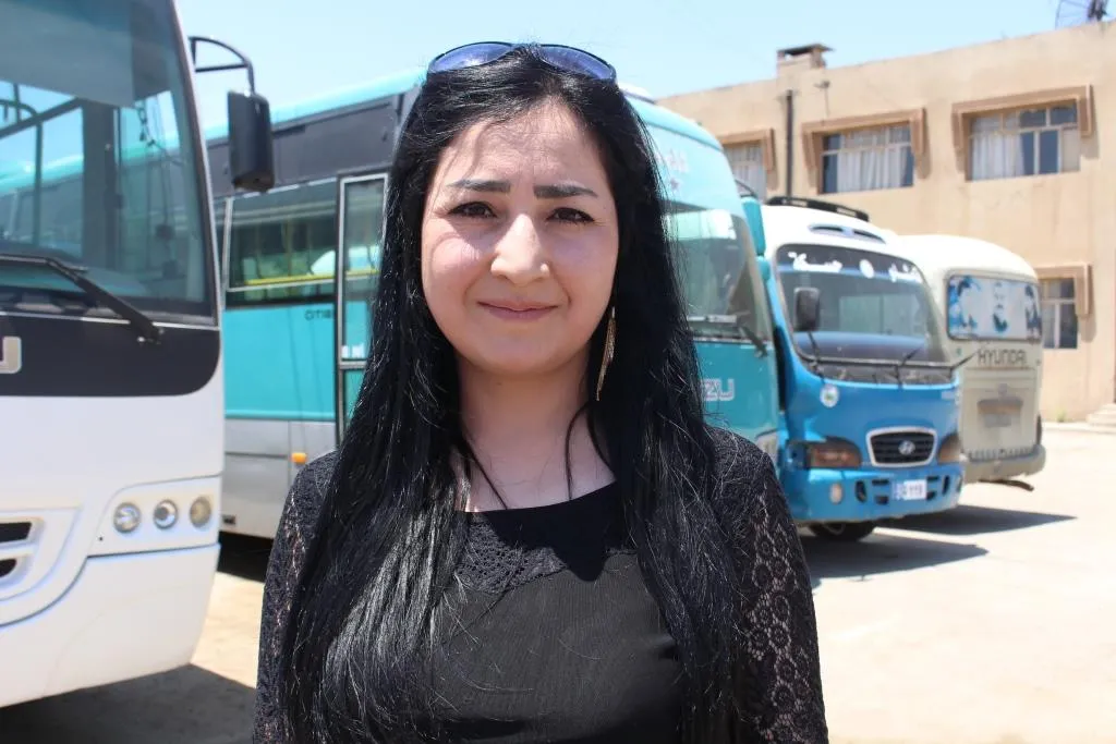 Di demeke nêz de.. li Qamişlo basên veguhestina hundirîn
