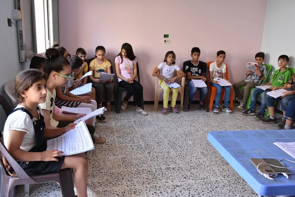 Navenda Cemîl Horo behreyên zarokan pêş dixîne
