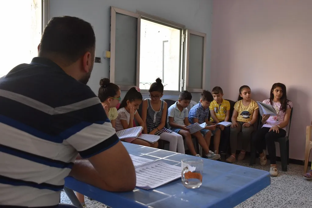 Navenda Cemîl Horo behreyên zarokan pêş dixîne