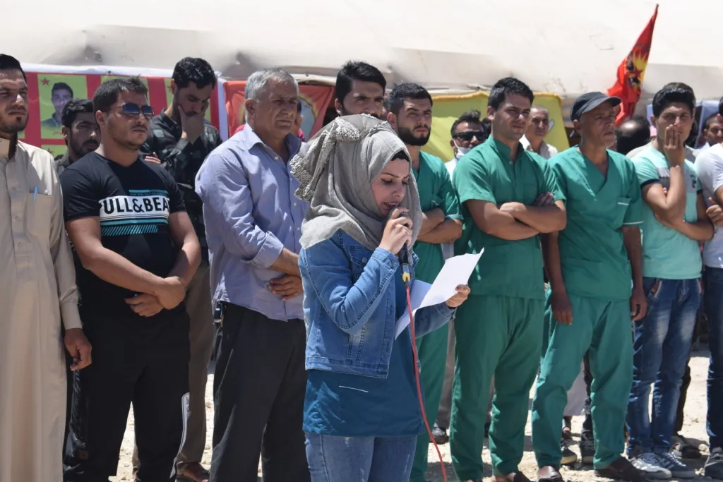 Çalakiya mertalên zindî ya li Girê Spî di roja 10‘an de ye