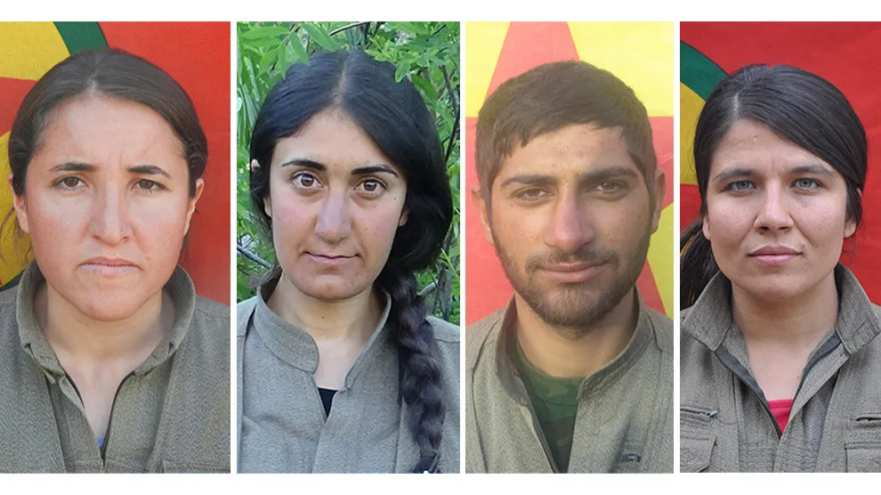 HPG’ê nasnameyên 5 şehîdên xwe eşkere kirin