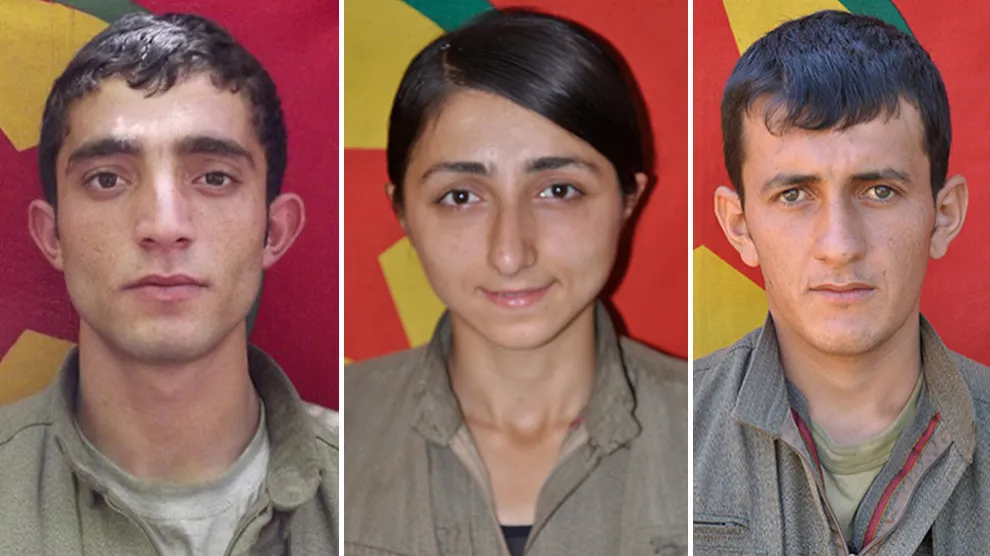 HPG'ê nasnameya 3`yê şehîdan eşkere kir