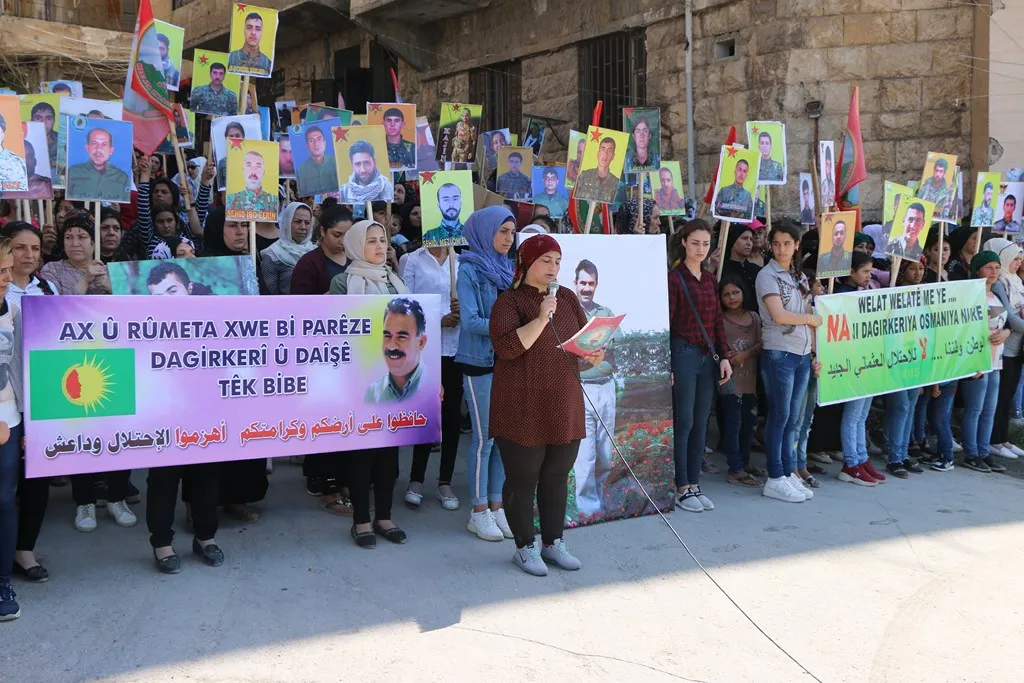 Şêniyên Helebê li dijî faşîzmê daketin qadan
