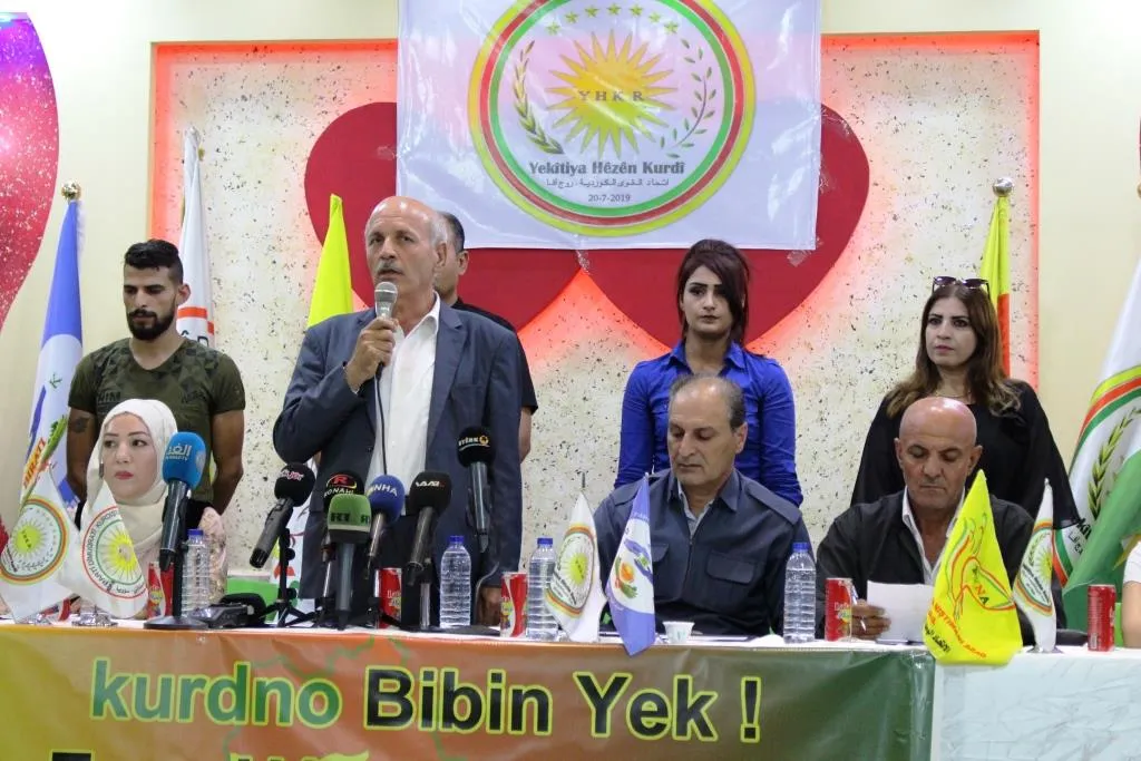 5 partiyên siyasî Yekitiya Hêzên Kurdî-Rojava ragihand