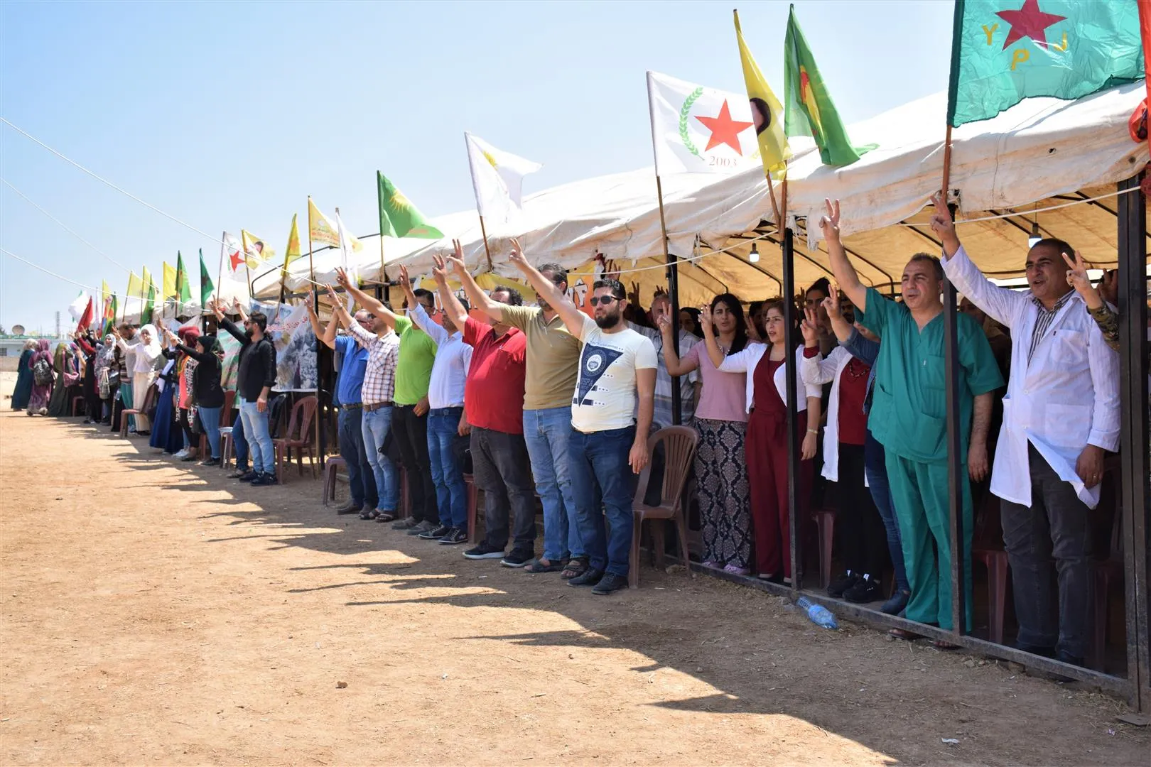 Çalakiya mertalên zindî ya li Serêkaniyê di roja 13’an de didome