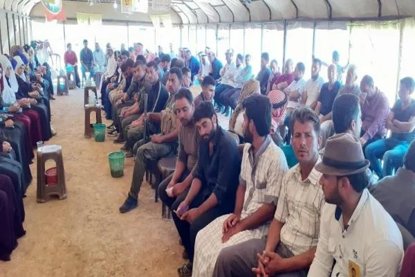 Şêniyên Til Hemîsê sersaxî ji malbata şehîd Ehmed El-Qeraf re xwestin