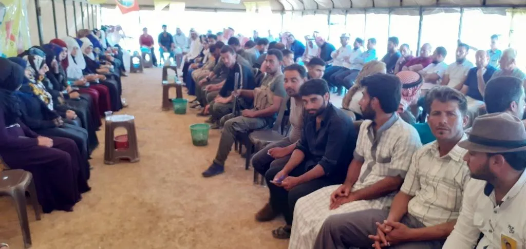 Şêniyên Til Hemîsê sersaxî ji malbata şehîd Ehmed El-Qeraf re xwestin