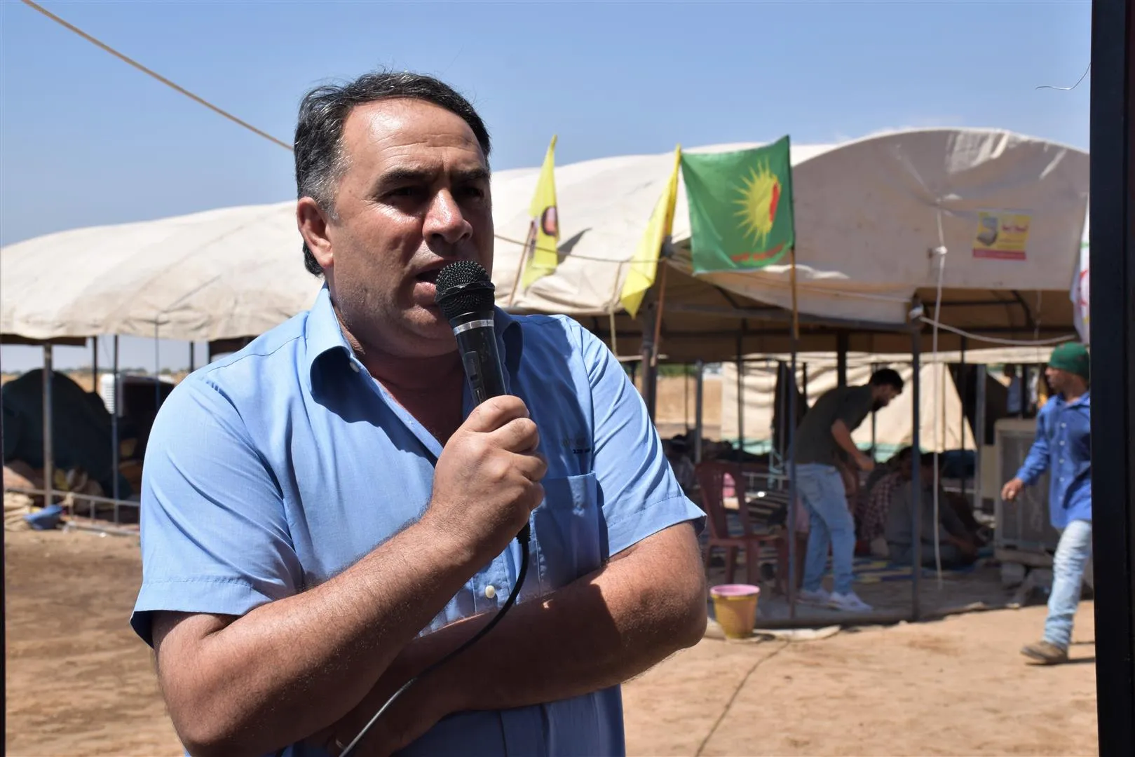 Çalakiya mertalên zindî ya li Serêkaniyê di roja 10‘an de ye