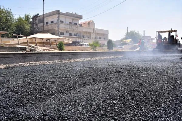 Pêvajoya duyemîn a ziftkirina rêyên Serêkaniyê dest pê kir