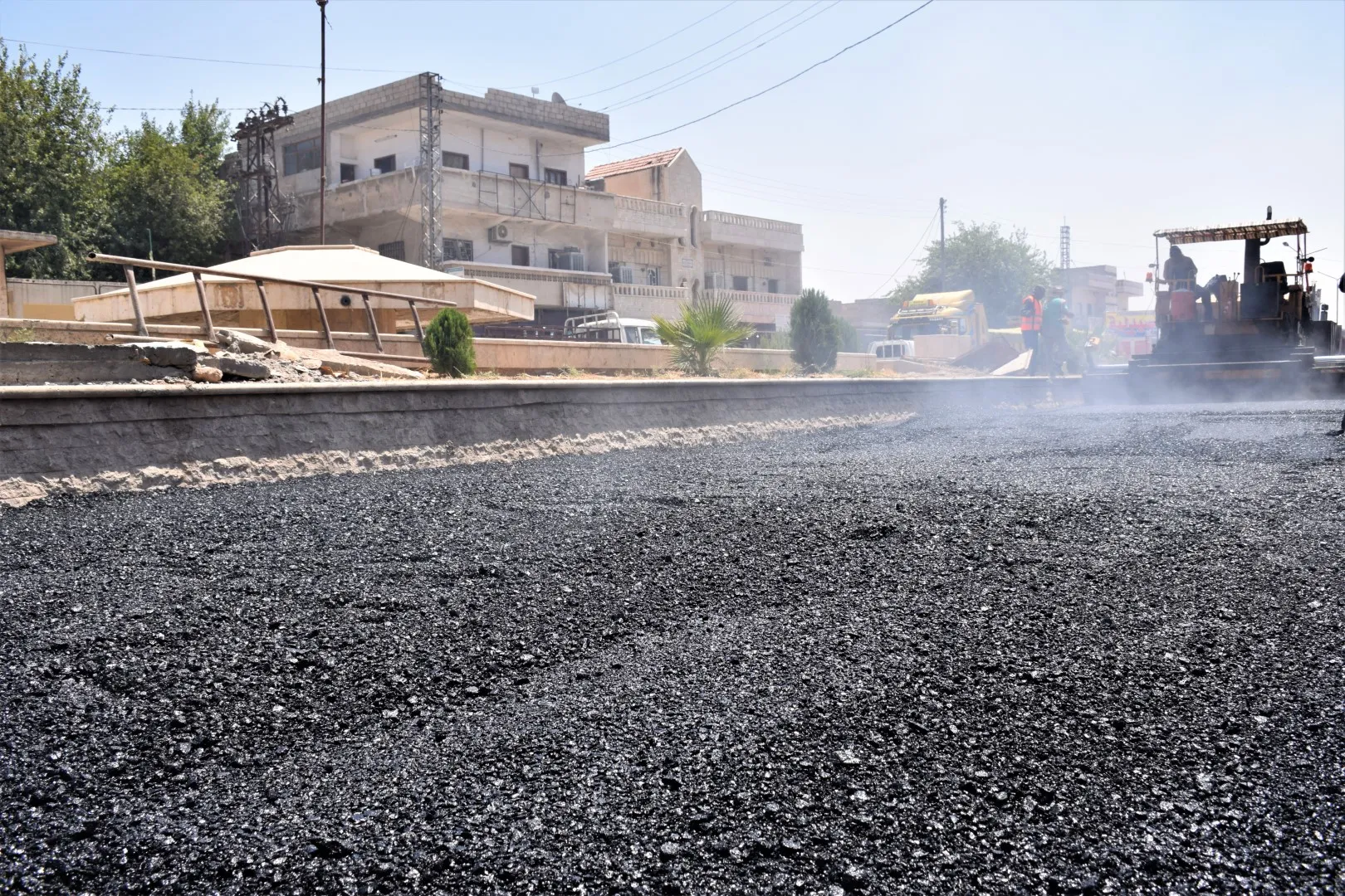 Pêvajoya duyemîn a ziftkirina rêyên Serêkaniyê dest pê kir