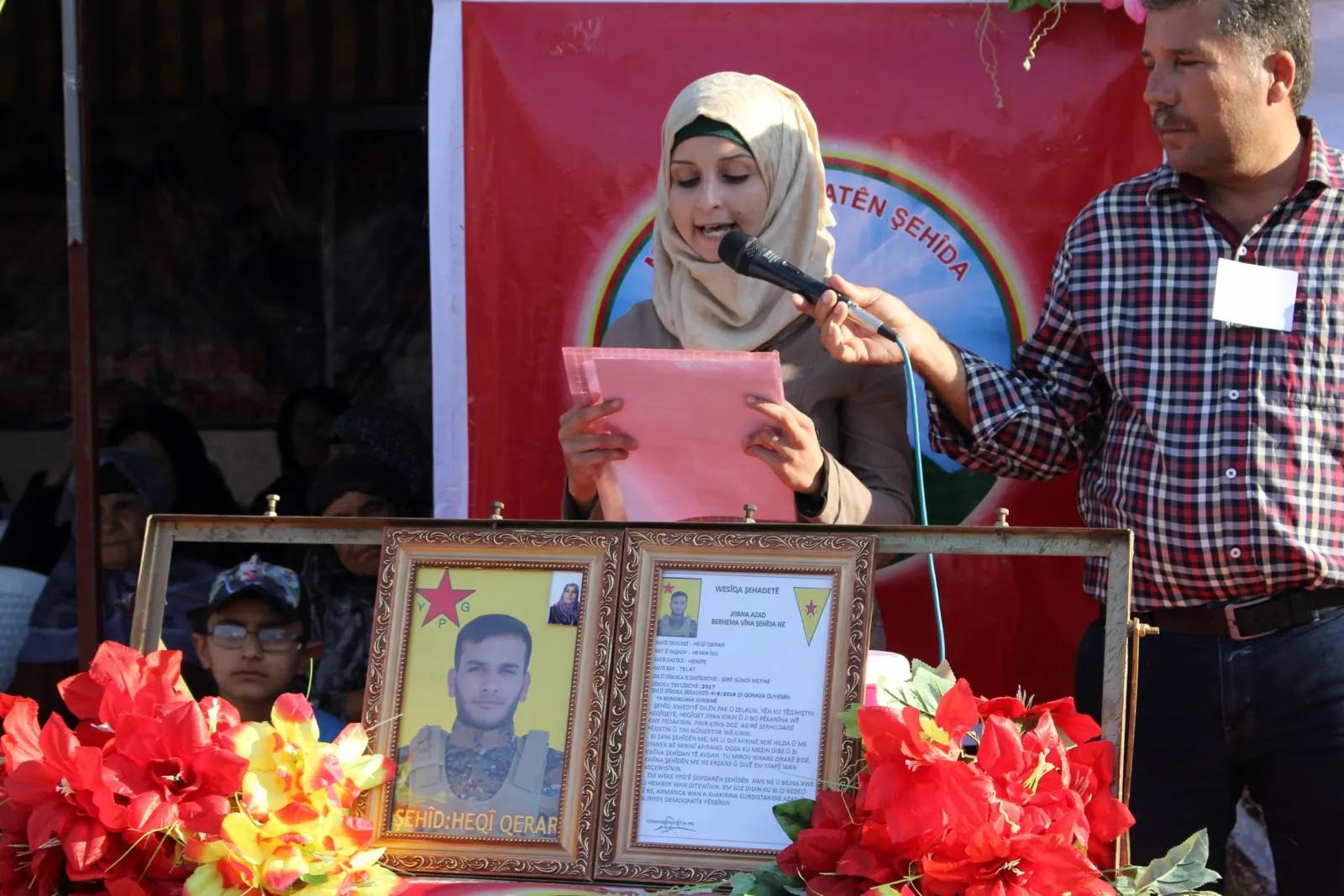 Sersaxî ji malbata şehîd Heqî re hate xwestin