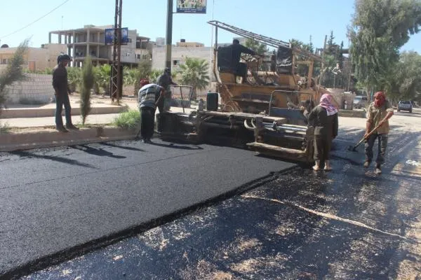 Şaredariya Dirbêsiyê dest bi sererastkirina rêyan kir