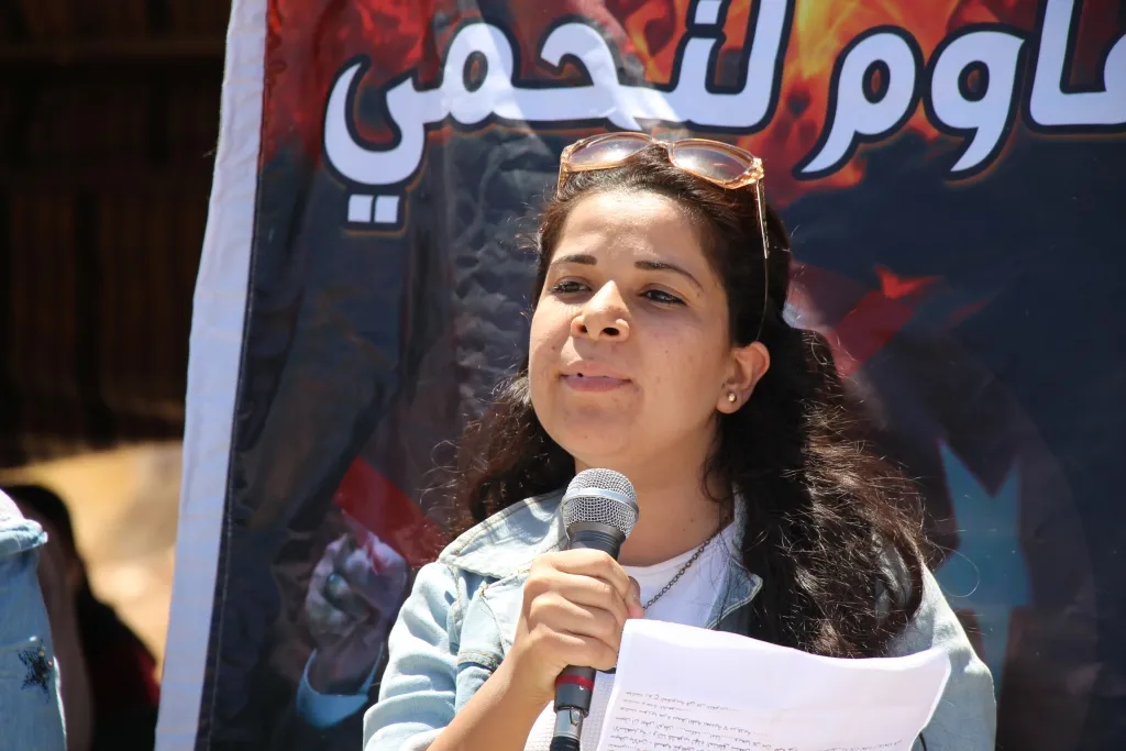 Jinên herêmên rizgarkirî tev li çalakiya li El-Arîme bûn
