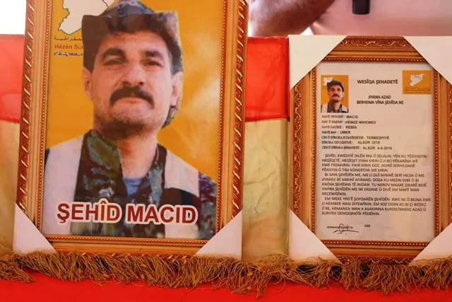 Pêkhateyên Tirbespiyê sersaxî ji  malbata şehîd Macid Umer xwestin