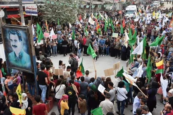 Li Şehba û Helebê bi hezaran li dijî dagirkeriya Tirk meşiyan