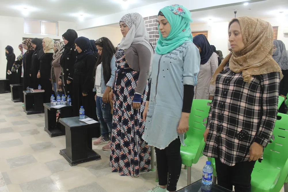 Rêveberiya Jinan a Tebqayê rewşa siyasî bi jinan re par ve kir