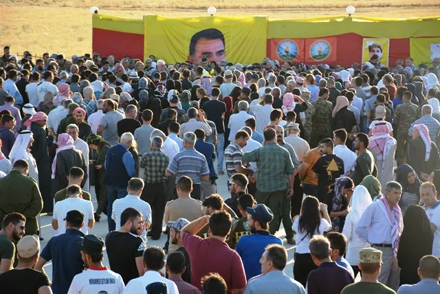 Cenazeyê şehîdê QSD‘ê Hemze li Tirbespiyê hate veşartin