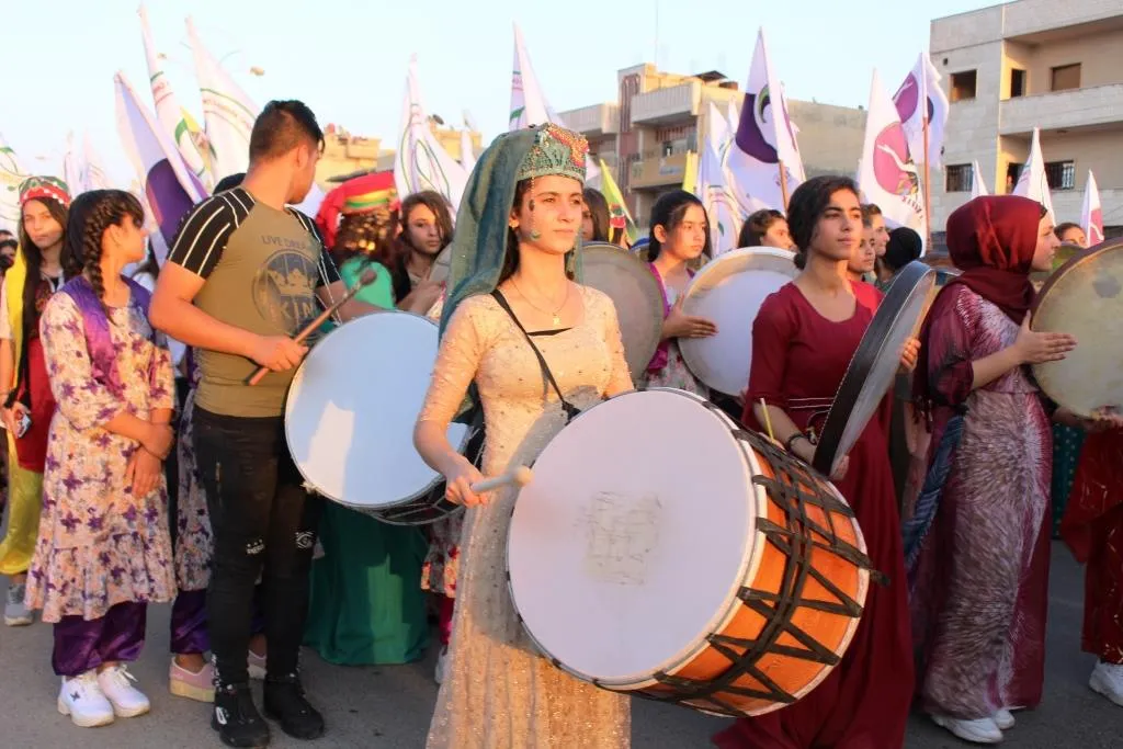 Dewleta Tirk bi meşeke girêseyî li Qamişloyê hate şermezarkirin