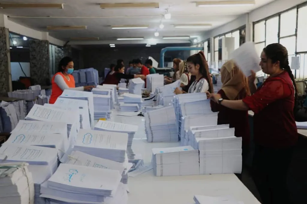 Milyonek û 900 hezar pirtûkên meteryala xwendinê hatin çapkirin