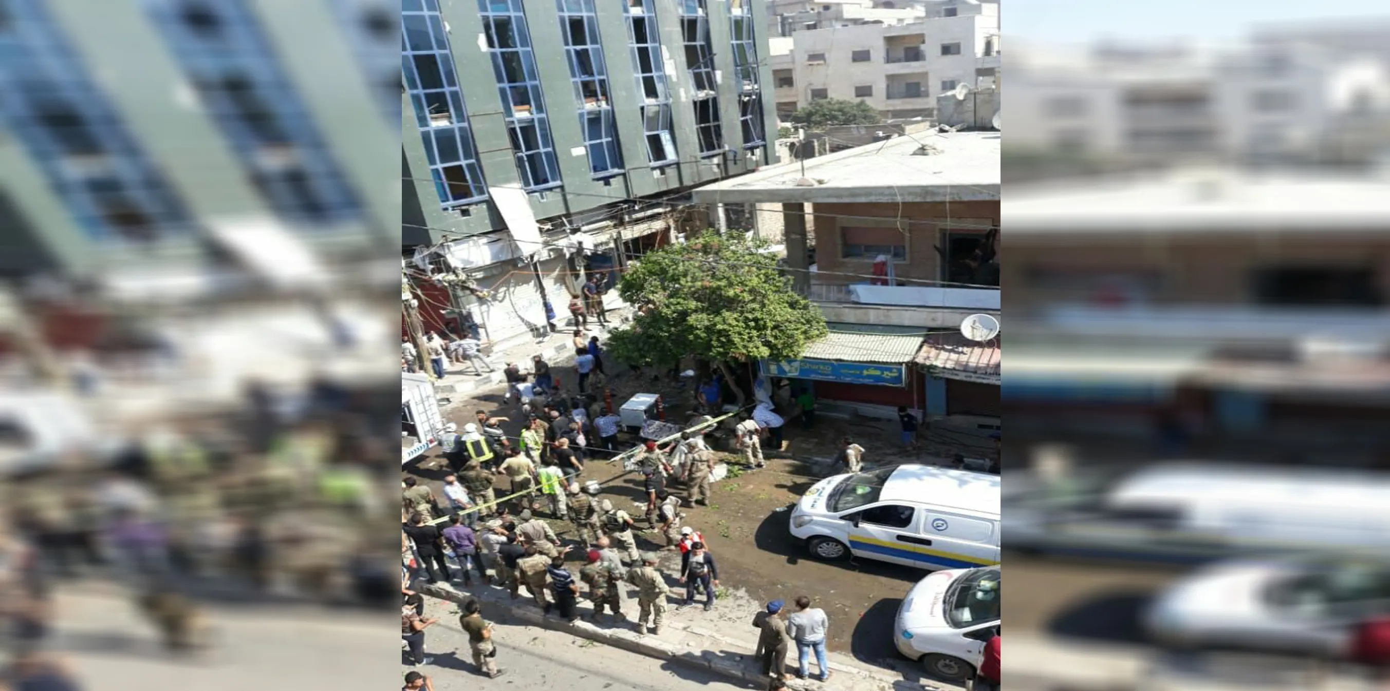 Li navenda Efrînê teqînekê rû da-HAT NÛKIRIN