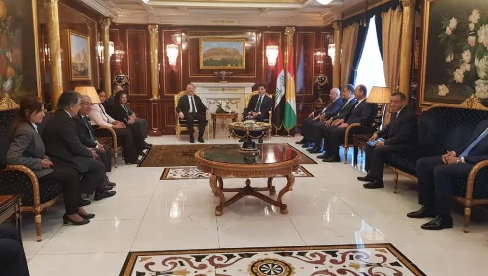 Şandeya HDP/KCD’ê bi Nêçîrvan Barzanî re rûnişt