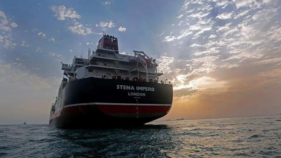 Keştiya Stena Impero ji Bendera Abbas derket