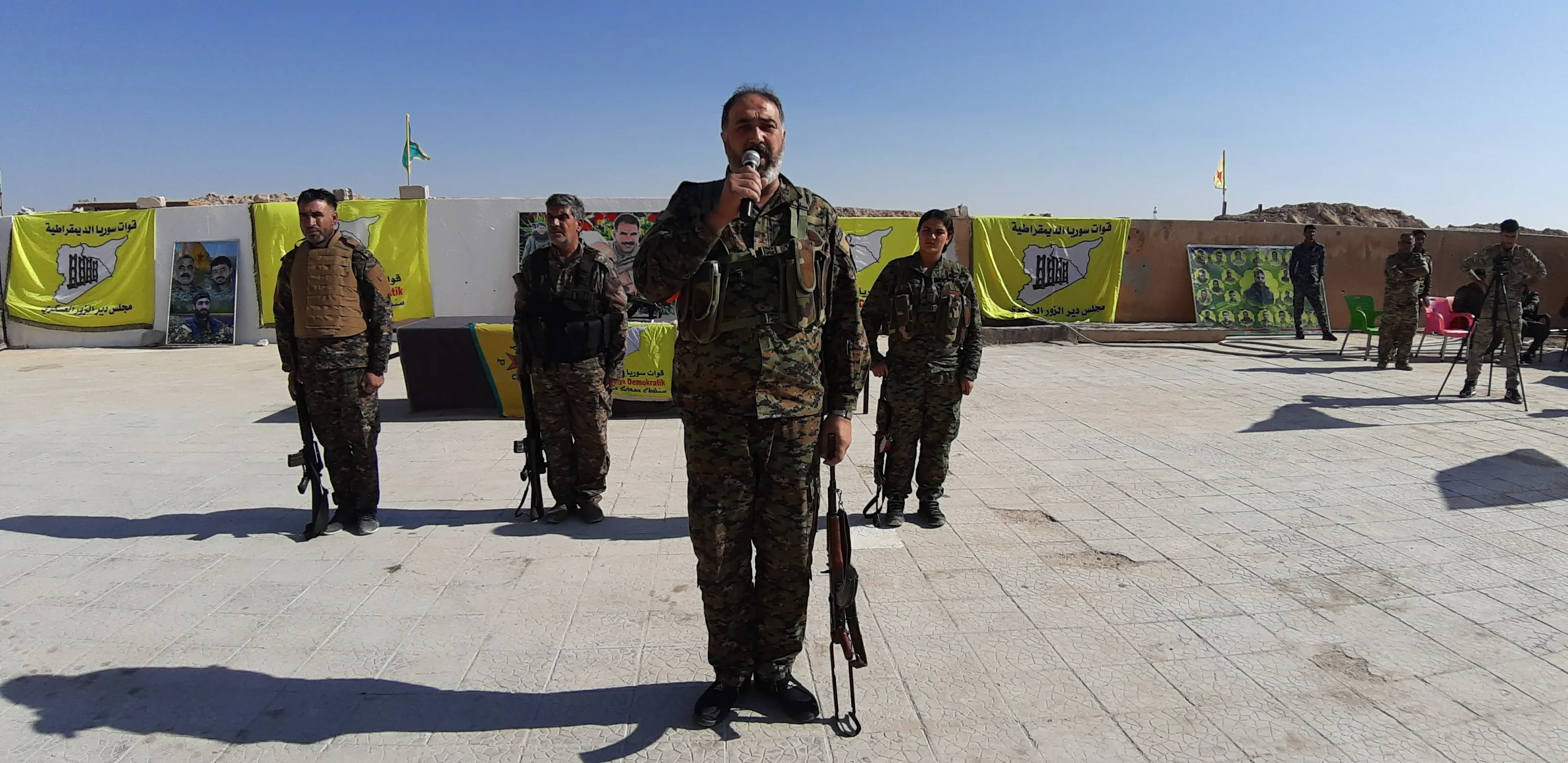 Meclisa Leşkerî ya Şedadê dewreyeke perwerdeyê bi dawî kir