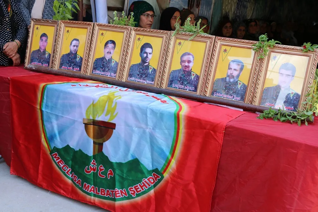 Nasnameyên 7 şehîdên berxwedana Şêxmeqsûd hatin ragihandin