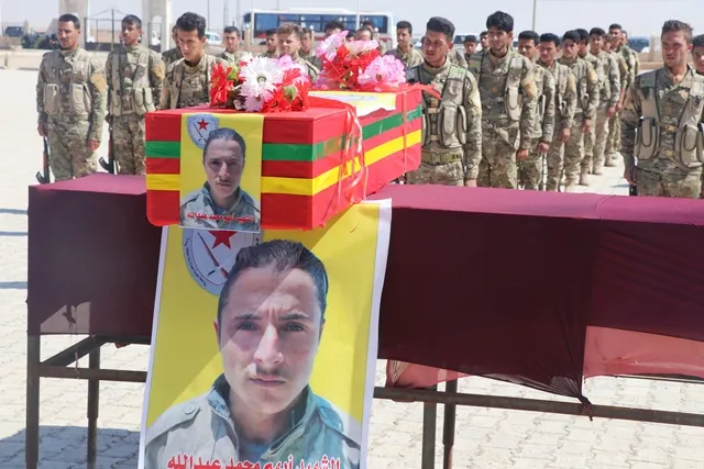 Cenazeyê şehîd Eyhem li Şedadê hate veşartin