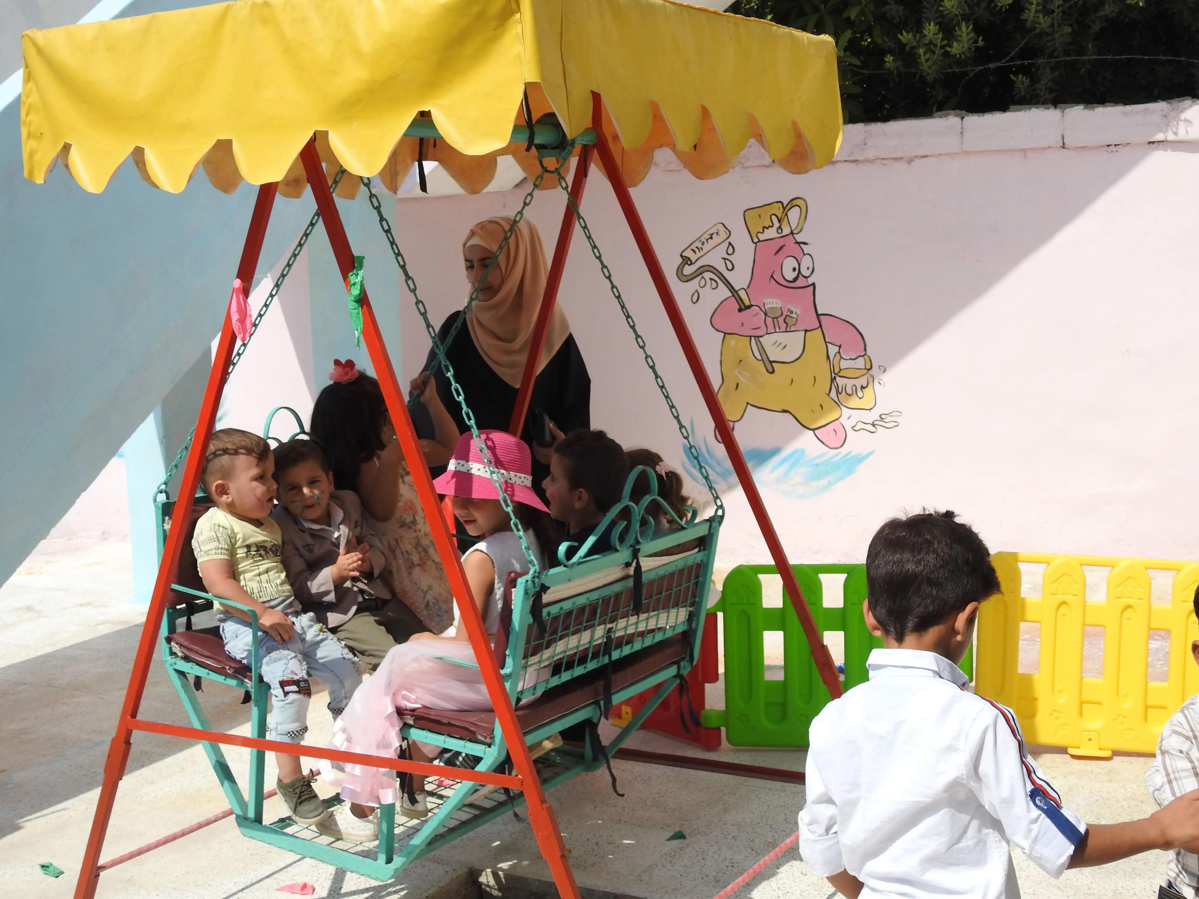 Desteya Jinan li Girê Spî baxçeyekî zarokan vekir