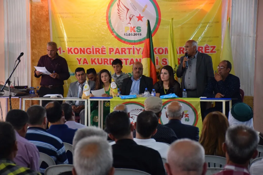 Kongreya Partiya Komarparêz a Kurdistanê li Sûriyê li dar dikeve