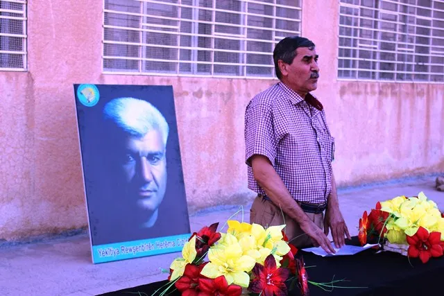 Yekîtiya Rewşenbîrên Herêma Cizîrê nivîskar Xelîl Kalo bi bîr anî