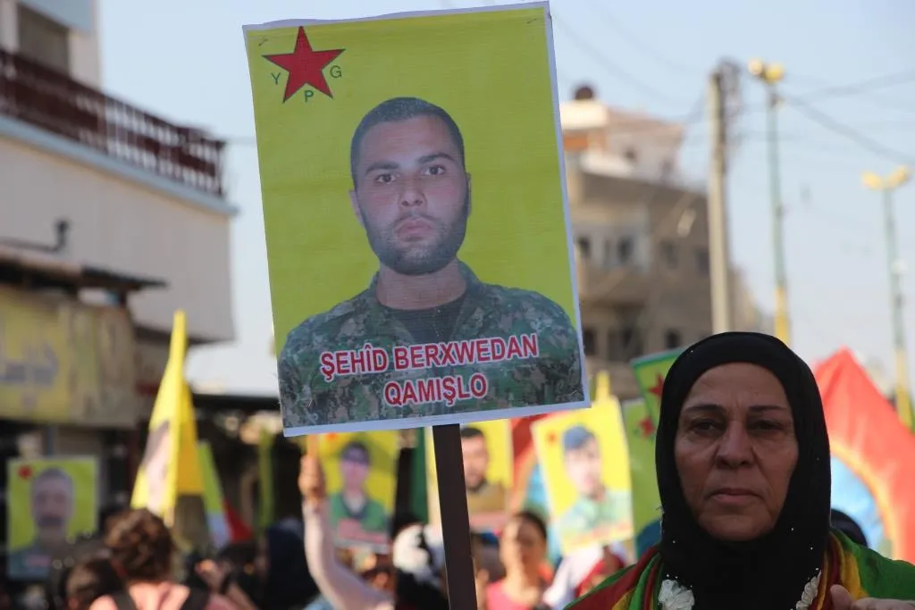 Şêniyên Qamişlo li dijî dagirkeriya Tirk li ber navenda NY`yê çalakî kirin