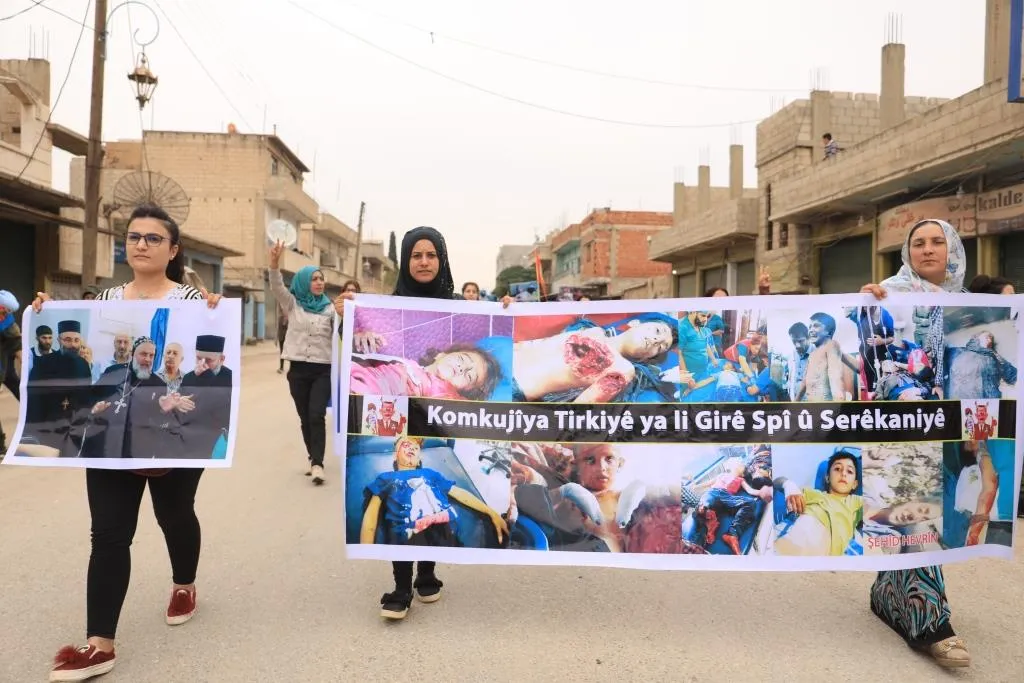 Jinên Amûdê ji civaka navneteweyî daxwaz kirin ku Tirkiyê darizînin